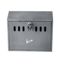 Ashtray, Wall Mounted, Grey Hammer