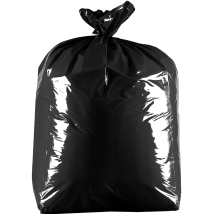 JanSan Biodegradable 90L Light Duty Refuse,Sacks Black