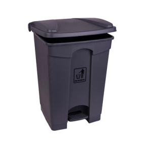 Bin, Pedal, Grey, 45L