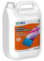 Enov W015 eChlor, Thick Bleach Cleaner, Disinfectant & Deodoriser, 5L