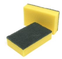 Sponge Scourer, Green & Yellow