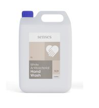 Hand Soap, Antibacterial, White, 5L