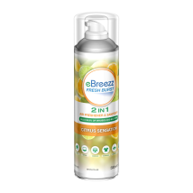 Enov eBreezz, 2 in 1 Air Freshener & Sanitiser, Citrus Sensation, 500ml