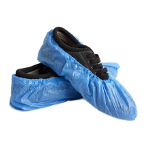 JanSan Disposable Overshoes Blue 16"