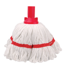 JanSan Exel Revolution Mop Head, Synthetic, 250g, Red