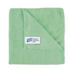 JanSan Cloths, Contract Microfibre, Green