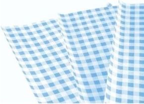 Deli Wrap, Gingham, 35 x 25cm, Blue
