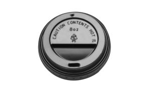 Sip Through Lid, 8oz, Black