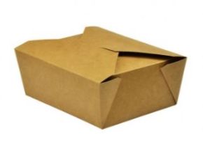 Food Carton, Leakproof, Kraft, 1300ml, No 8