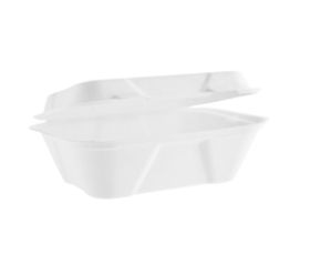 Clamshell, Compostable, Bagasse, 7 x 5