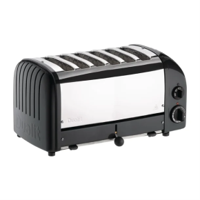 Toaster, 6 Slot, Dualit, Black