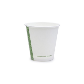 Hot Cup, 6oz, Single Wall, Compostable, White - 79 Series