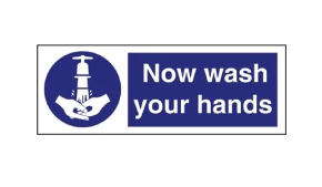 Sign, Now Wash Your Hands