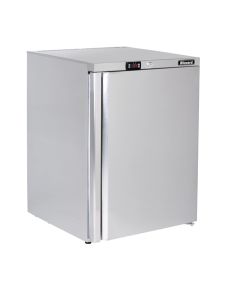 Fridge, Under Counter, Stainless Steel, 140L