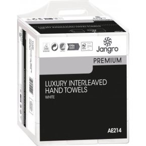 Katrin 83114 Plus V-fold Hand Towel Zig Zag 1 Ply White Handy Pack
