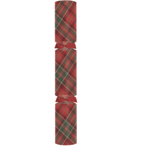 Christmas Crackers, Traditional Tartan, 12''
