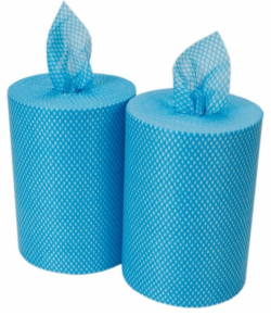 JanSan Wipes Rolls, Lightweight, Blue