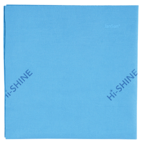 JanSan Cloths, Hi-shine Microfibre, Blue