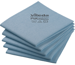 Vileda Cloths, PVAmicro, Streak-Free, Blue