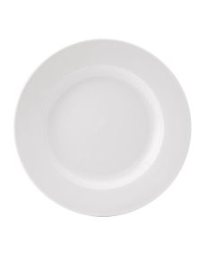 Plate, Wide Rim, Utopia Pure White, 8''