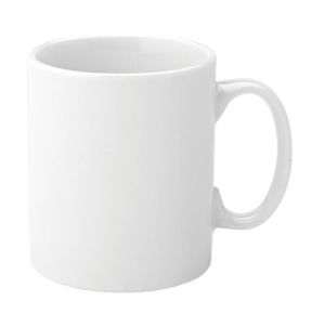 Mug, Straight Sided, Utopia Pure White, 12oz