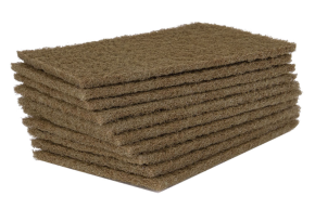 JanSan Ecofibre Recycled Natural Scourer,Brown