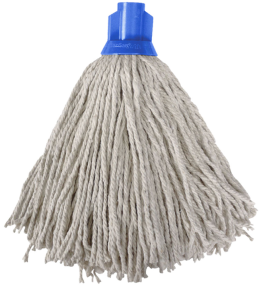 JanSan Socket Mop Head, 210g PY 14oz, Blue