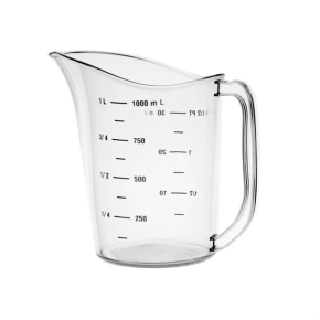 Measuring Jug, Graduated, Polypropylene, 1L