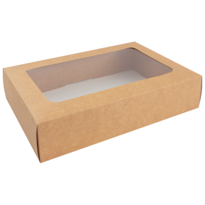 Platter Box, Window Box Only, Medium, Kraft