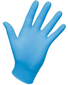 JanSan Vinyl Gloves, Powdered, X Large, Blue