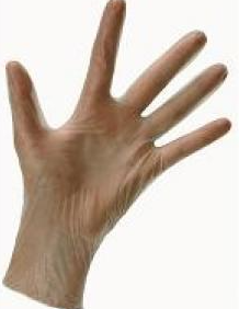 JanSan Vinyl Gloves, Powdered, X Large, Clear
