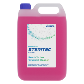 Spray Cleaner, Antiviral, Steritec, RTU, 5L