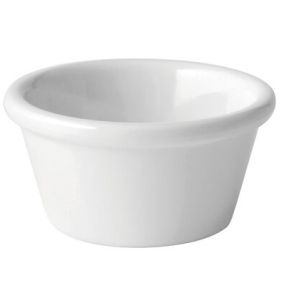 Ramekin, Plain White Melamine, 2oz