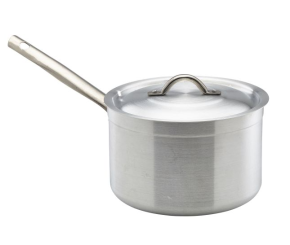 Sauce Pan (with Lid), Aluminium, 2L