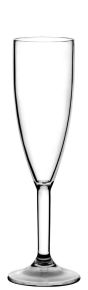 Polycarbonate Flute, Diamond, 7oz LCA @ 125ml