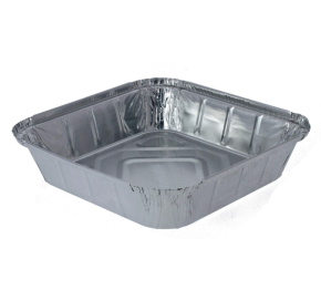 Foil Container, Aluminium, 230 x 230 x 51mm