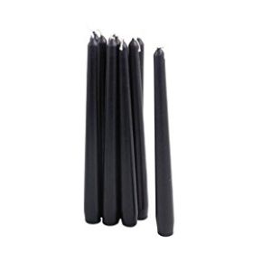 Candle, Tapered, 10inch, Black