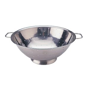 Colander, Stainless Steel, 12"