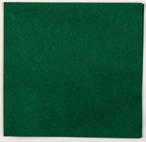 Napkin, 33cm, 2 ply, 4 Fold, Forest Green