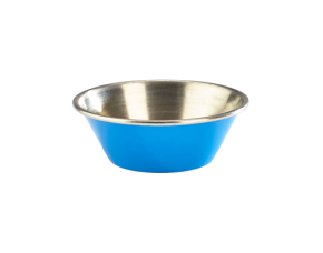 Ramekin, Stainless Steel, Blue, 1.5oz