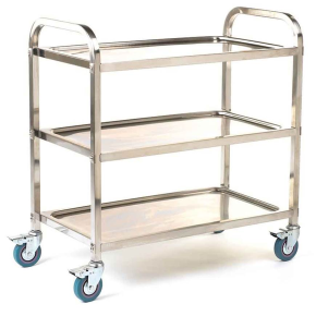 Trolley, Stainless Steel, 3 Tier