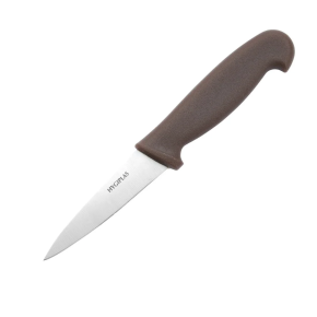 Paring Knife, Brown, 3.5''
