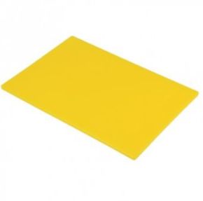 Chopping Board, Low Density, 18 x 12 x 0.5'', Yellow