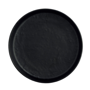 Plate, Melamine, Cali Black Round 8"