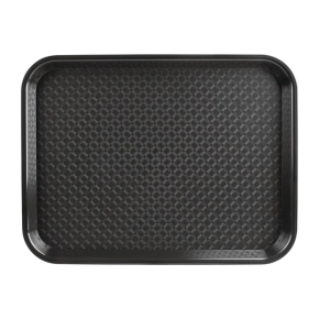 Fast Food Tray, Black, 415 x 305mm