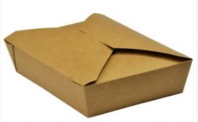 Food Carton, Leakproof, Kraft, 1449ml, No 2