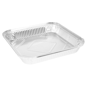 Foil Container, Aluminium, 230 x 230 x 39mm