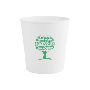 Container, Ice Cream/Soup, Green Tree, 24oz