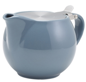 Teapot, Genware, Grey, 17.6oz, with Infuser (Pack of 6)