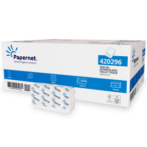 Papernet Bulk Pack 2 Ply Interleaved,Toilet Tissue